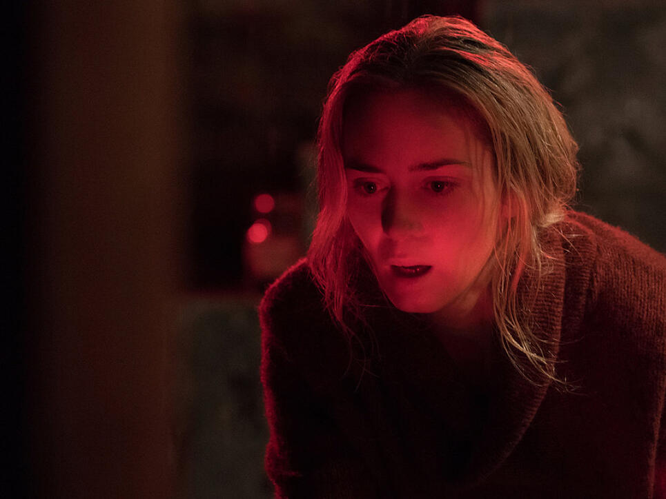 Emily Blunt in einer Szene von "A Quiet Place". Der Horrorfilm von John Krasinski eroberte am Wochenende vom 19. bis 22. April 2018 den ersten Platz bei den US-Kinocharts zurück. (Archiv)