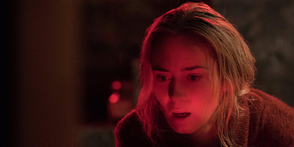 Emily Blunt in einer Szene von "A Quiet Place". Der Horrorfilm von John Krasinski eroberte am Wochenende vom 19. bis 22. April 2018 den ersten Platz bei den US-Kinocharts zurück. (Archiv)