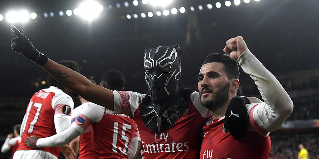 Der Maskenmann schlägt doppelt zu: Pierre-Emerick Aubameyang schiesst Arsenal dank zwei Treffern zur Wende gegen Rennes