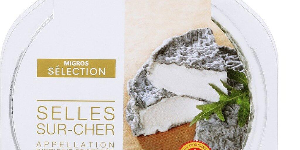 Wird von der Migros zurückgerufen: der Rohmilch-Ziegenweichkäse "Sélection Selles-sur-Cher".