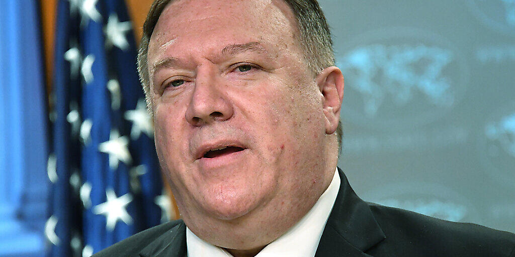 US-Aussenminister Mike Pompeo sagte am Montag, die USA wollen keinen Unterschied mehr beim Export von Rüstungsgütern nach Hongkong und nach Festland-China machen. (Archivbild)