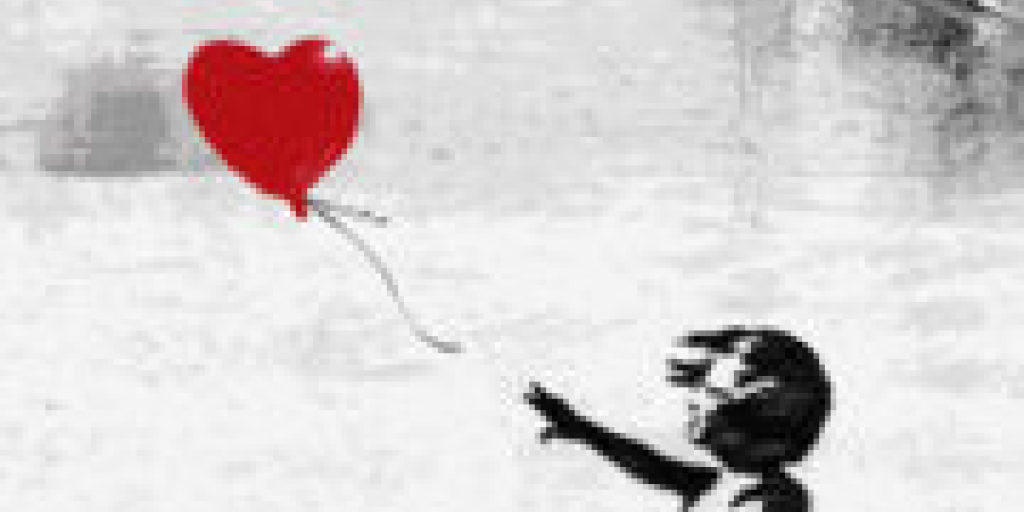 Banksys Schablonen-Sprayerei mit dem Ballon-Mädchen ist laut einer Umfrage das beliebteste Kunstwerk der Briten. (Pressebild)