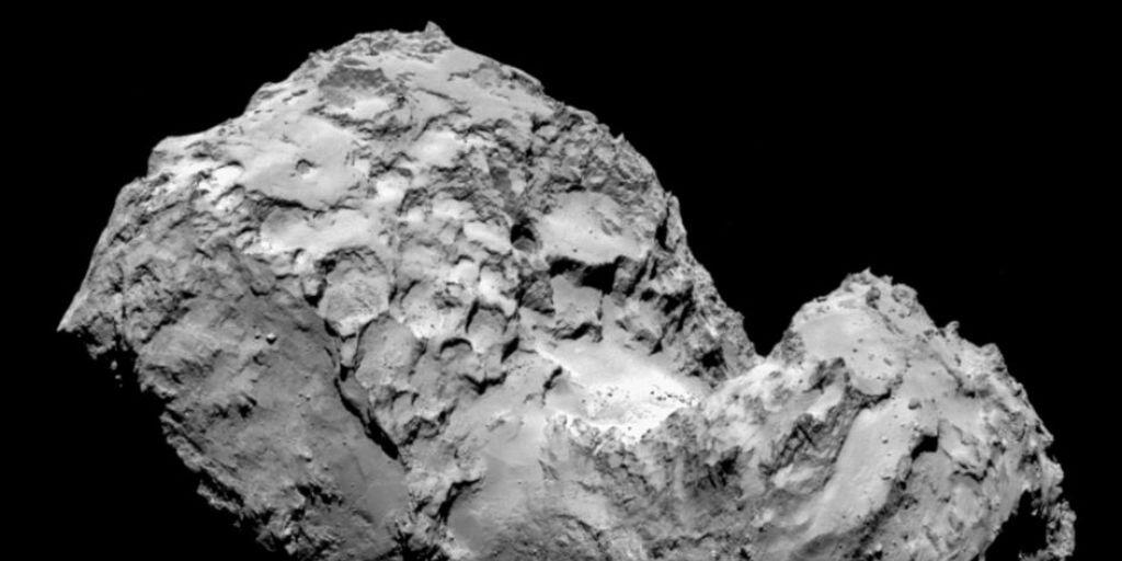 Der Komet Tschurjumow-Gerassimenko, 2014 von der Sonde Rosetta aufgenommen. Neuere Untersuchungen der Daten von damals zeigen, dass Kometen Phosphor transportieren in einer Form, in welcher das Element an der Entstehung von Leben beteiligt ist. (Archivbild)