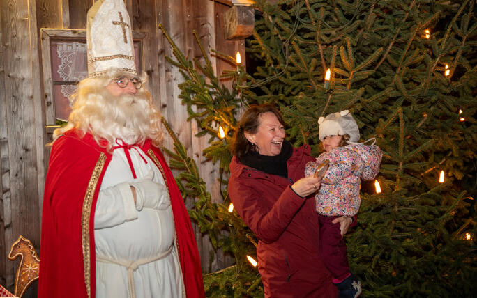 Nikolaus im Walde, Schellenberg (07.12.2024)