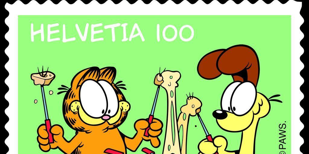 5000 Merchandising-Waren mit Garfield drauf soll es weltweit geben. Ob die zwei Sondermarken, welche die Schweizerische Post 2014 herausgegeben hat, mitgezählt wurden? (Archivbild)