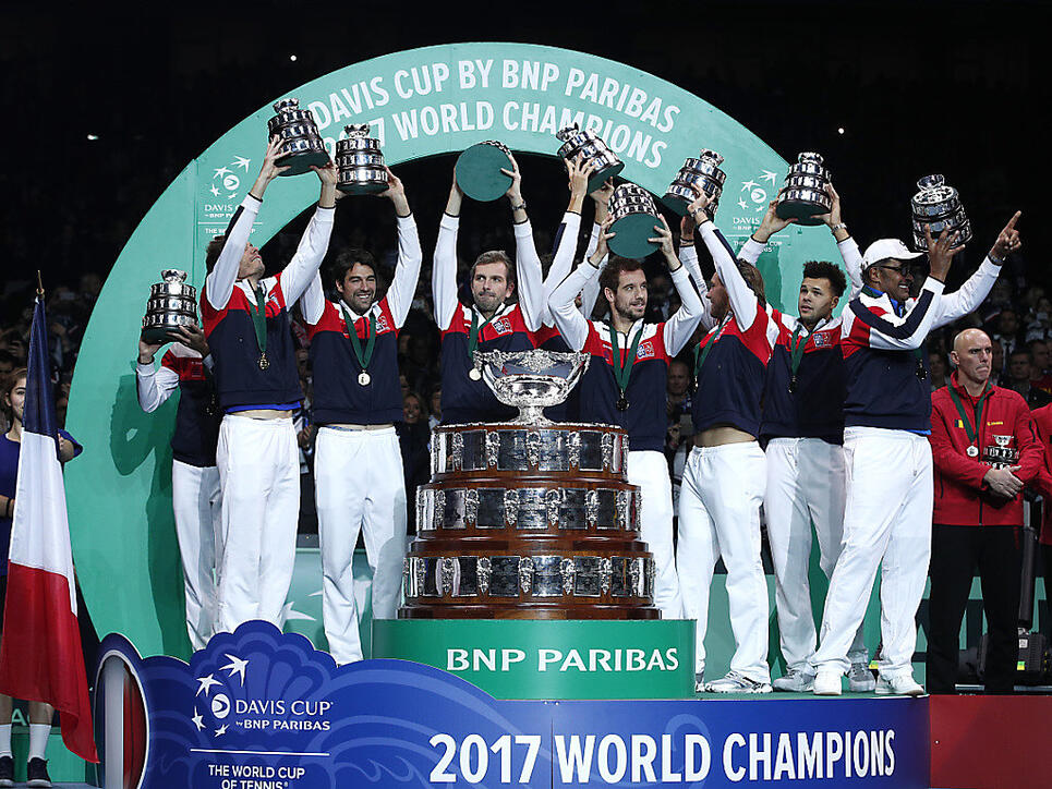 2017 gewann Frankreich zum zehnten Mal den Davis Cup