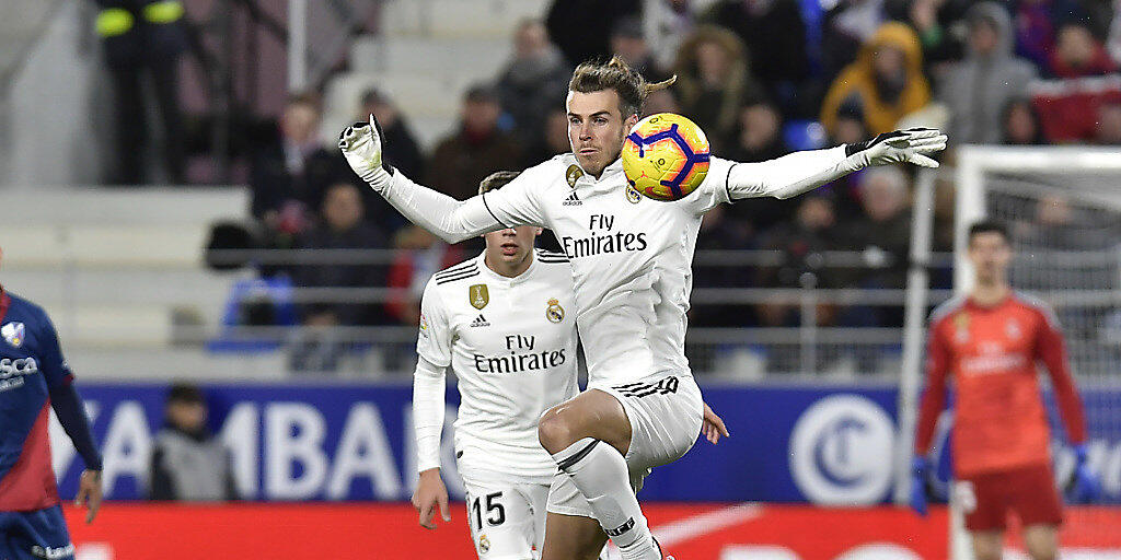 Gareth Bale war Reals Torschütze beim knappen Sieg gegen den Tabellenletzten Huesca