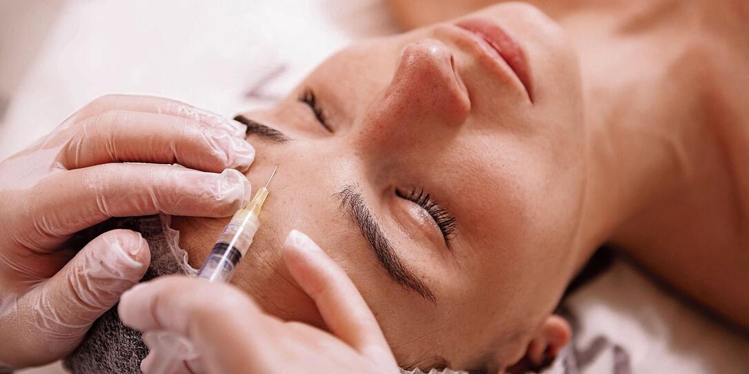 Beautiful young woman at cosmetology clinic Beautiful young woman at cosmetology clinic