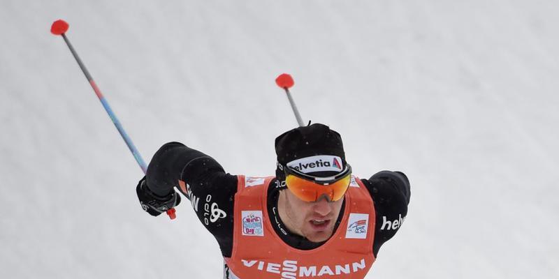 Dario Cologna rückte im Gesamtklassement der Tour de Ski auf Platz 3 vor