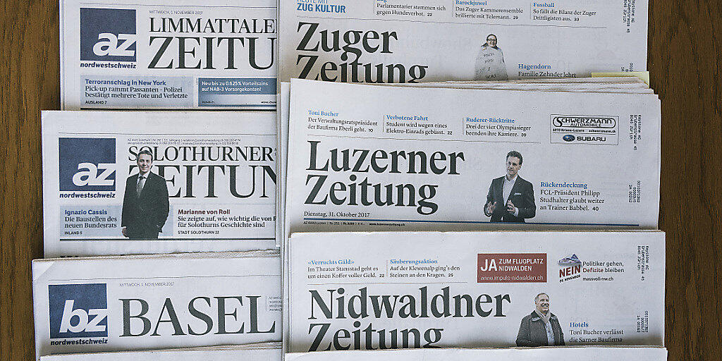 Das Zusammengehen der AZ Medien und der NZZ-Regionalmedien führt zu einem Abbau von 200 Vollzeitstellen. (Symbolbild) Das Zusammengehen der AZ Medien und der NZZ-Regionalmedien führt zu einem Abbau von 200 Vollzeitstellen. (Symbolbild)