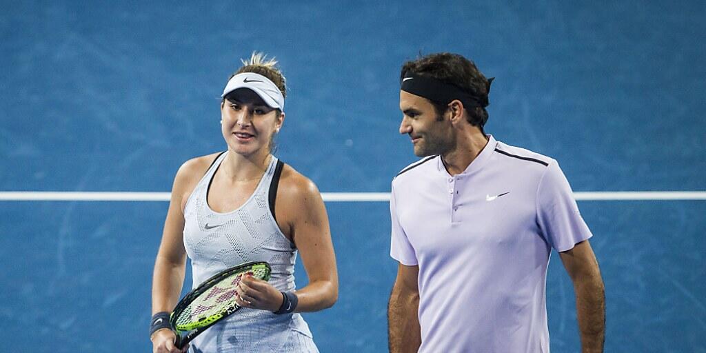 Spielen am Samstag für die Schweiz um den Sieg am Hopman Cup: Belinda Bencic und Roger Federer