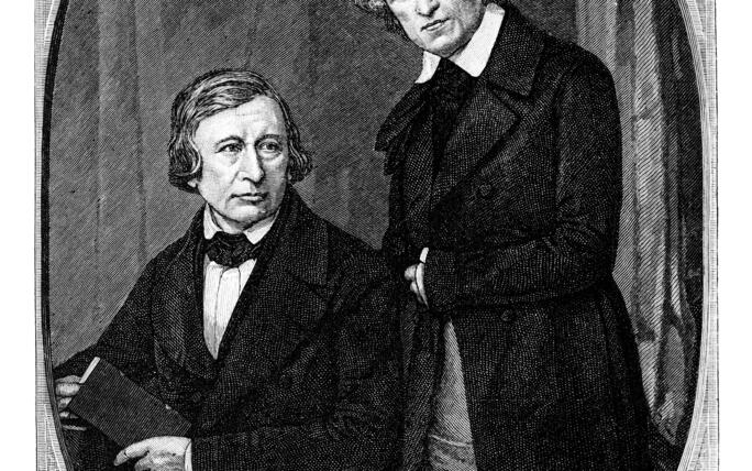 Brothers William and Jacob Grimm