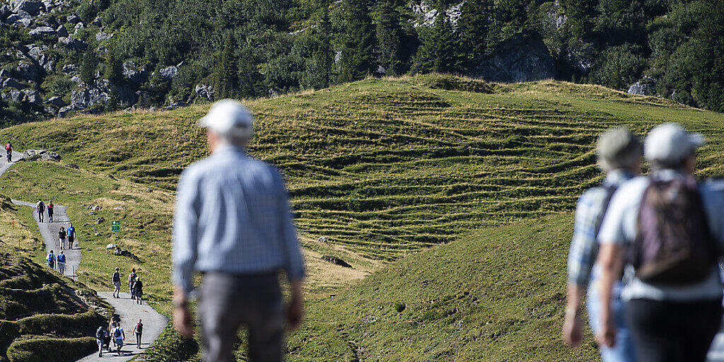 Wanderer im Diemtigtal im Berner Oberland. (Symbolbild) Wanderer im Diemtigtal im Berner Oberland. (Symbolbild)