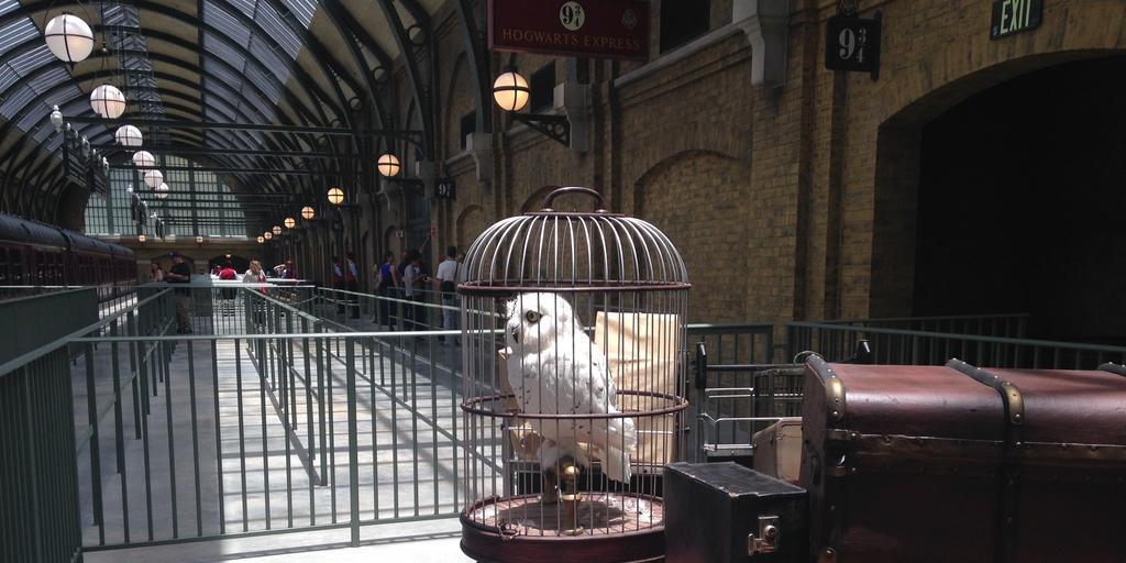 King's Cross: Hier soll heute Harry Potters Sohn James S. in den Zug nach Hogwarts gestiegen sein (Archiv)