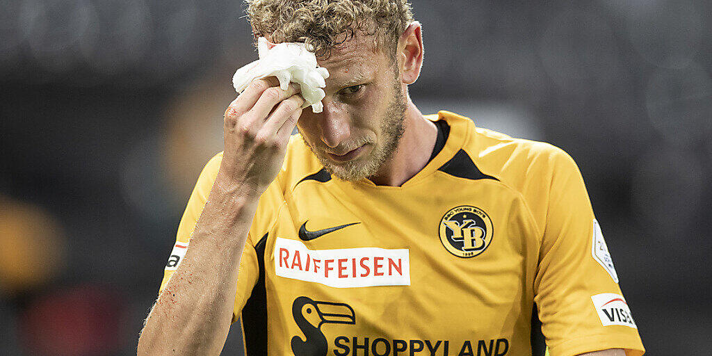 YBs defensive Lebensversicherung Fabian Lustenberger musste den Platz in der ersten Halbzeit mit einer Kopfverletzung verlassen