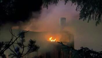 L&ouml;scharbeiten in Malbun. (Daniel Schwendener)