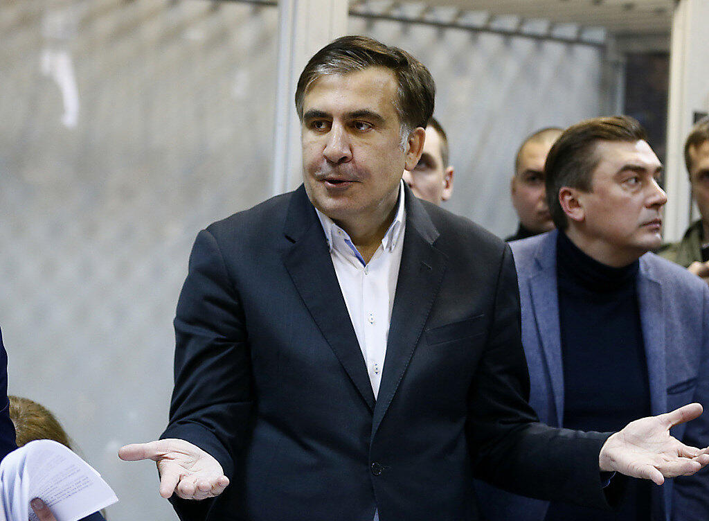 Der frühere georgische Präsident Michail Saakaschwili ist ein scharfer Kritiker seines Studienfreunds und ukrainischen Staatschefs Petro Poroschenko. (Archivbild)