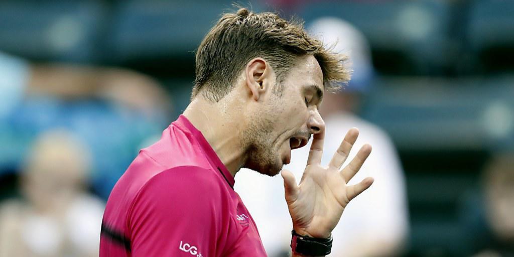 Stan Wawrinka hintersinnte sich zuweilen gegen Yoshihito Nishioka, ehe er sich trotz 57 Fehlern mit 3:6, 6:3, 7:6 durchsetzte
