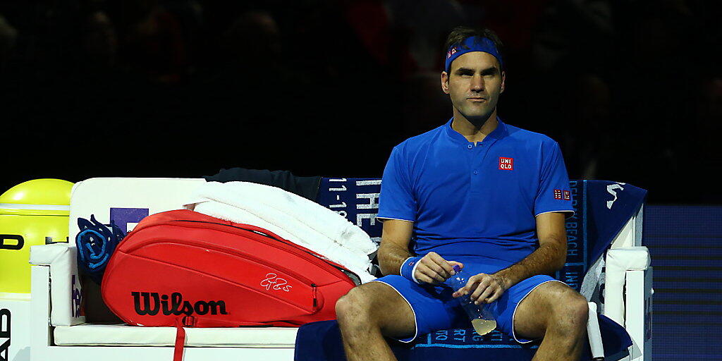 Nachdenklicher Roger Federer: In seinem zweiten Spiel an den ATP Finals muss er sich steigern, wenn er seine Halbfinal-Chancen wahren will