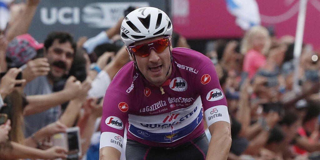 Der Italiener Elia Viviani bewies in der 13. Etappe des Giro d'Italia erneut seine Qualitäten im Sprint