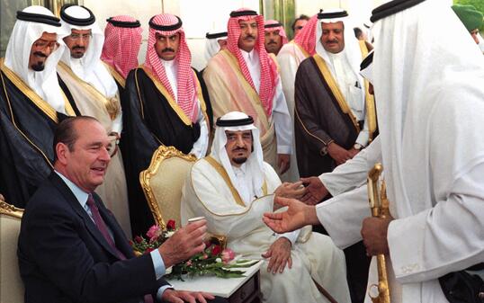 SAUDI ARABIEN FRANKREICH BESUCH JACQUES CHIRAC