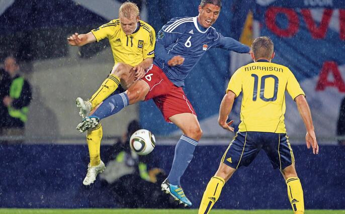 Fussball EM-Qualifikationsspiel: Liechtenstein - Schottland