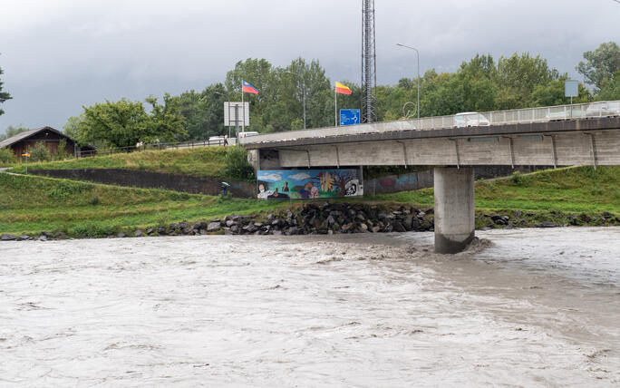 Hochwasser Rhein und Kanal