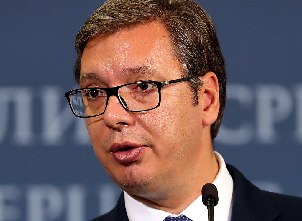 Serbiens Präsident Aleksandar Vucic hat die Vertreibung der Serben aus Kroatien während des Kriegs mit dem Holocaust verglichen. (Archiv) Serbiens Präsident Aleksandar Vucic hat die Vertreibung der Serben aus Kroatien während des Kriegs mit dem Holocaust verglichen. (Archiv)