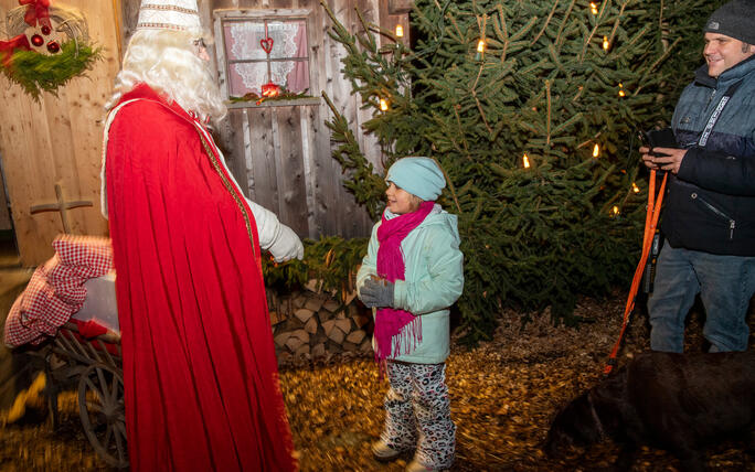 Nikolaus im Walde, Schellenberg (07.12.2024)