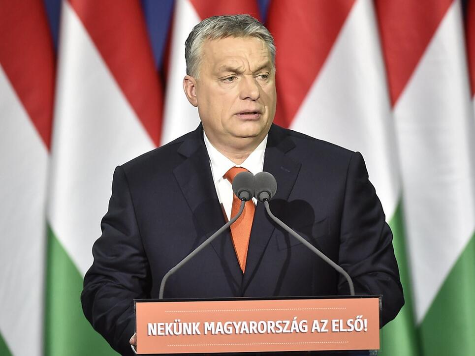 "Ungarn first": Ungarns Regierungschef Viktor Orban kritisierte in einer Rede zur Lage der Nation einmal mehr die Einwanderungspolitik in der EU.