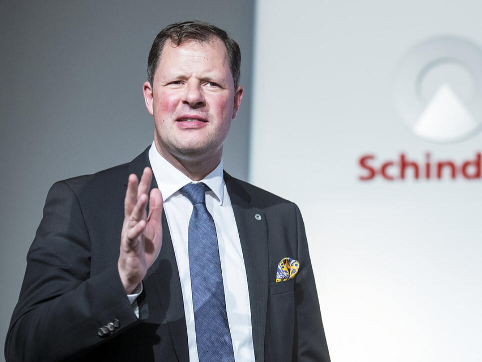 Thomas Oetterli ist seit bald zwei Jahren Schindler-Chef. Zuvor war er jahrelang für das China-Geschäft des Lift- und Rolltreppenherstellers verantwortlich. (Archiv)