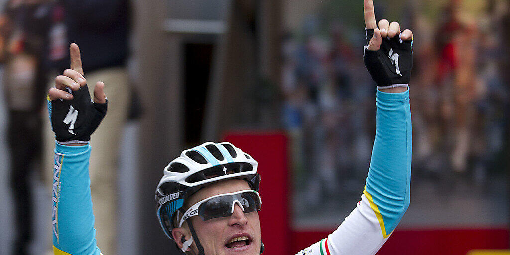 Der Neo-Schweizer Enrico Gasparotto gewann als Fahrer des Team Astana unter anderem das Amstel Gold Race