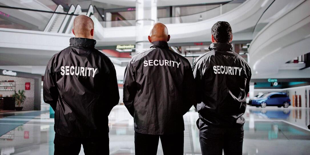 Security Guard Officers Standing