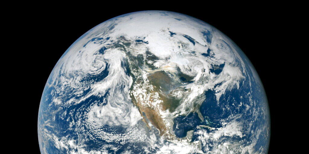 Aufnahme der Erde vo der US-Weltraumbehörde Nasa. (Archivbild)