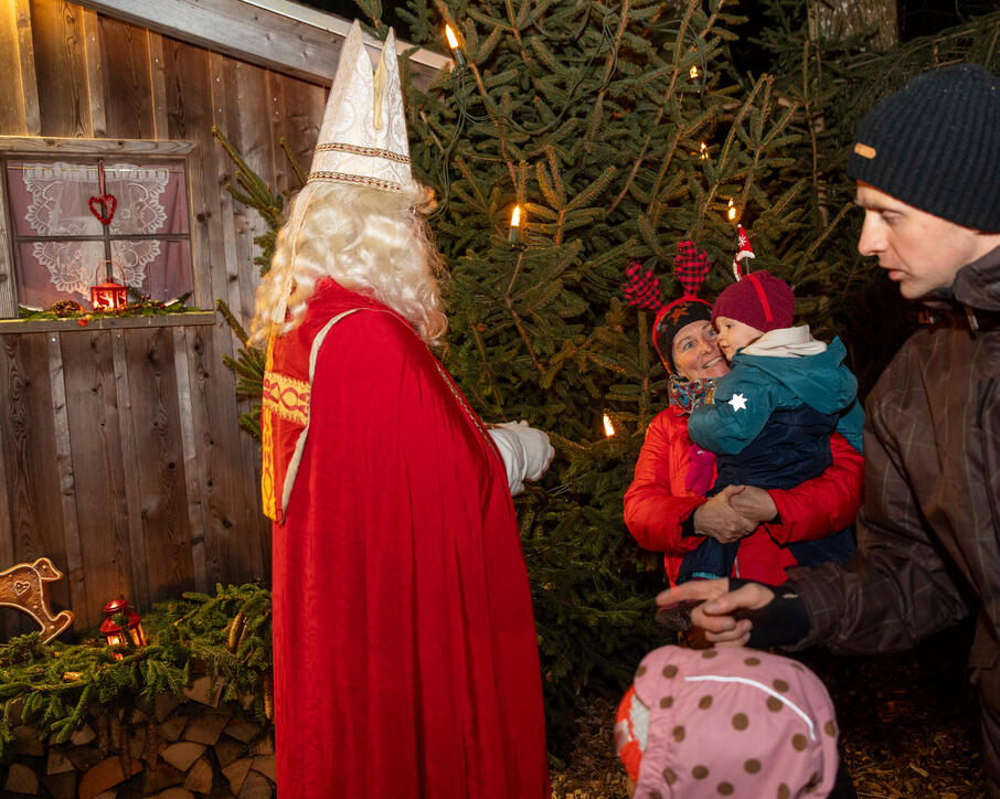 Nikolaus im Walde, Schellenberg (07.12.2024)