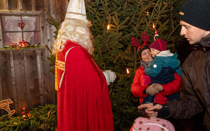 Nikolaus im Walde, Schellenberg (07.12.2024)