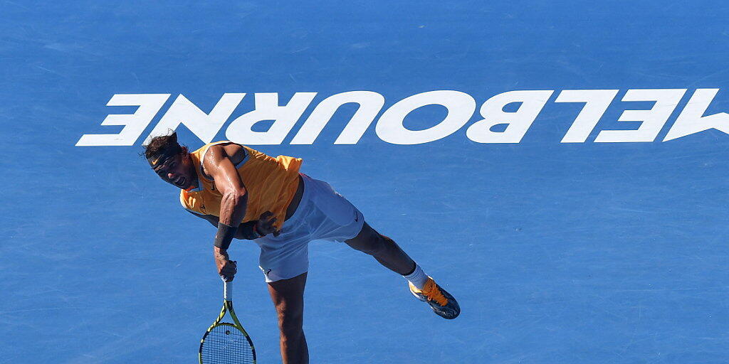 In Melbourne auf dem Weg in den Viertelfinal keinen Satz verloren: Rafael Nadal
