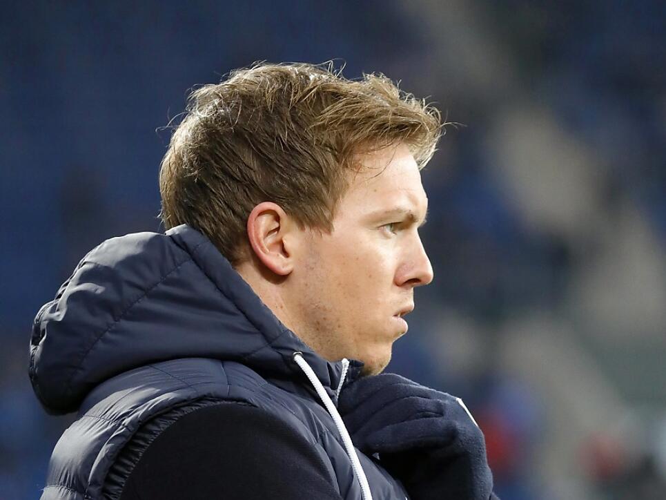 Hoffenheims Trainer Julian Nagelsmann macht nach dem Europacup-Out einen skeptischen Eindruck