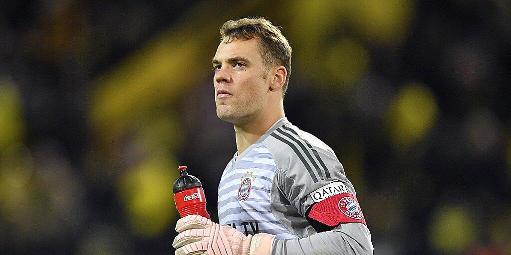 Bayerns Goalie Manuel Neuer muss pausieren