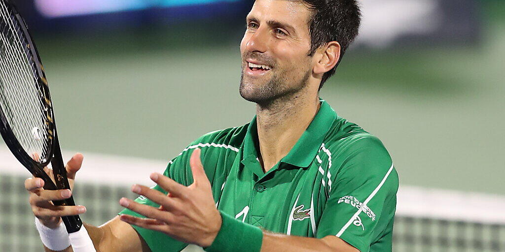 Novak Djokovic lässt in Sachen Tennis im Jahr 2020 bisher nichts anbrennen