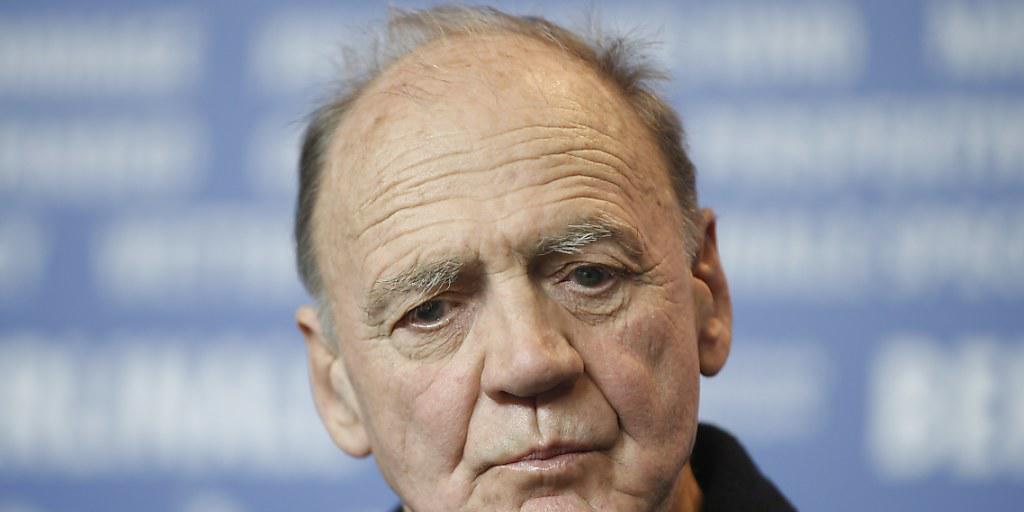 Der Schweizer Schauspieler Bruno Ganz am Donnerstag auf der Medienkonferenz des Films "In Zeiten des abnehmenden Lichts" auf der Berlinale.