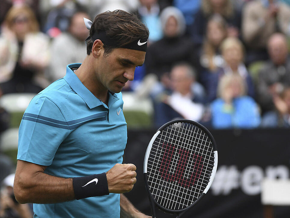 Kämpferische Leistung mit gutem Ende: Roger Federer zog in Stuttgart in den Viertelfinal ein
