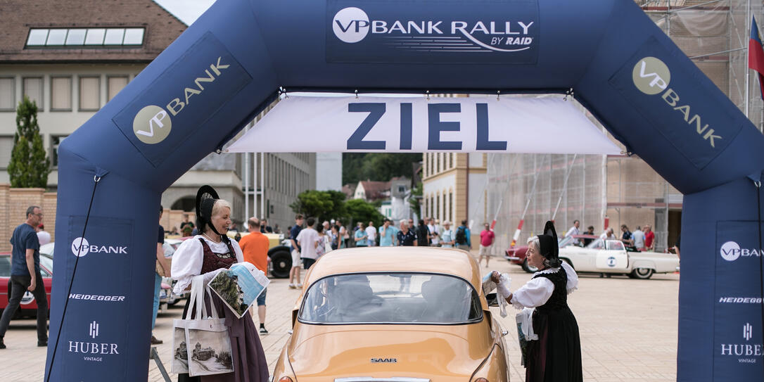 VP Bank Rally, Peter Kaiser Platz und Weisser Würfel, Vaduz