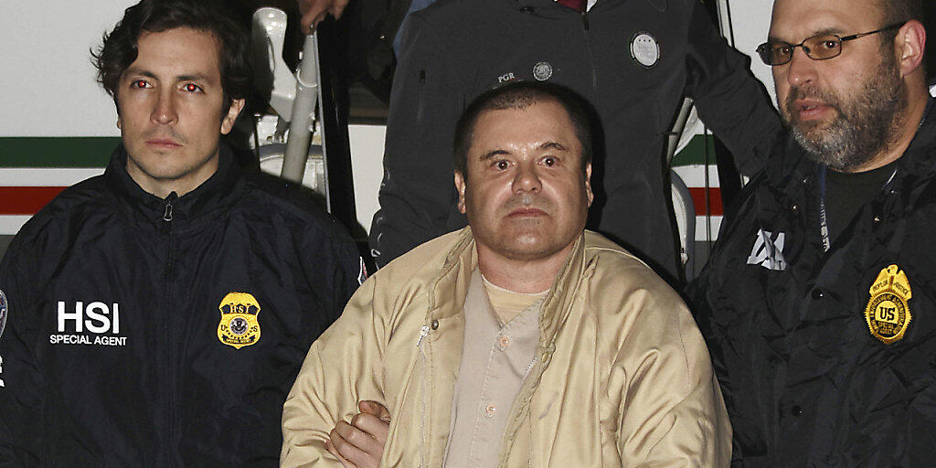 Die US-Staatsanwaltschaft warnt in einem Brief vor Hafterleichterungen für den Drogenboss "El Chapo", weil Fluchtgefahr besteht. (Archivbild)