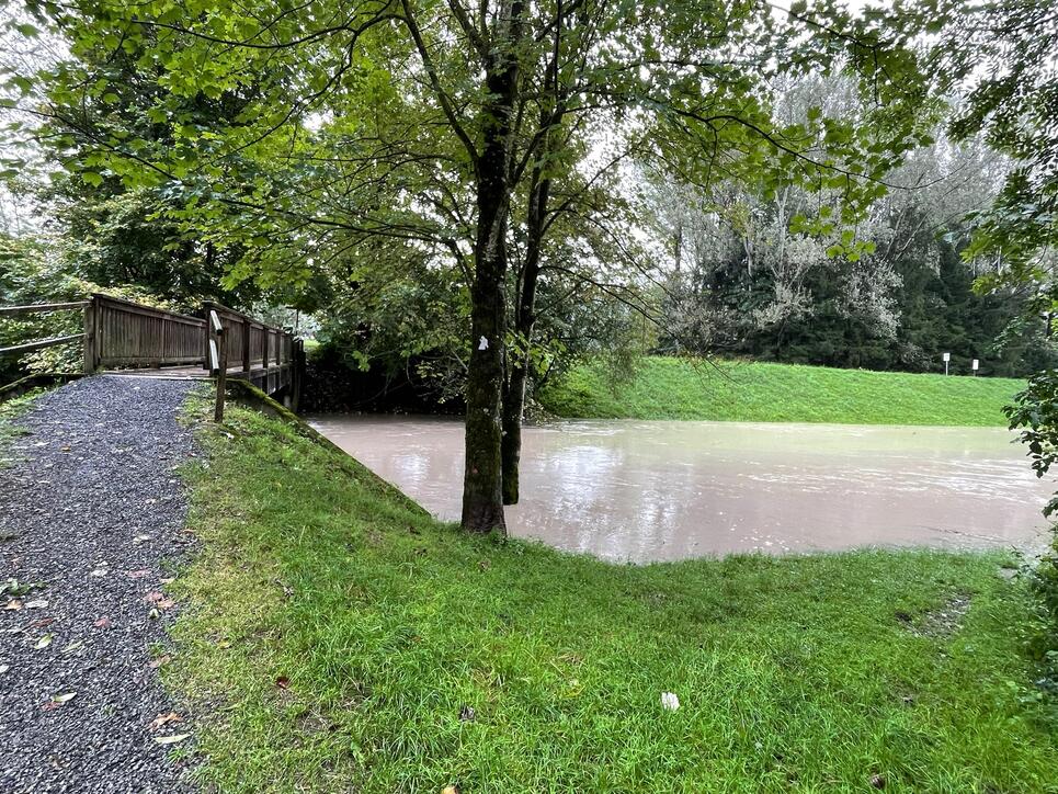 Hochwasser Rhein und Kanal (28.08.2023)