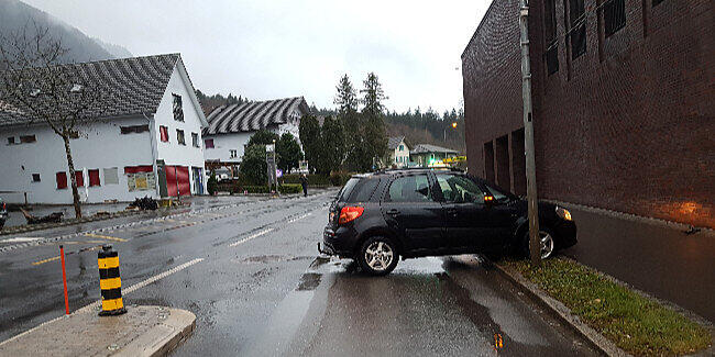 Verkehrsunfall in Schaanwald