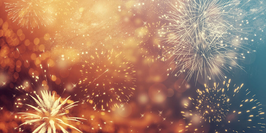 Abstract holiday background with fireworks Abstract holiday background with fireworks