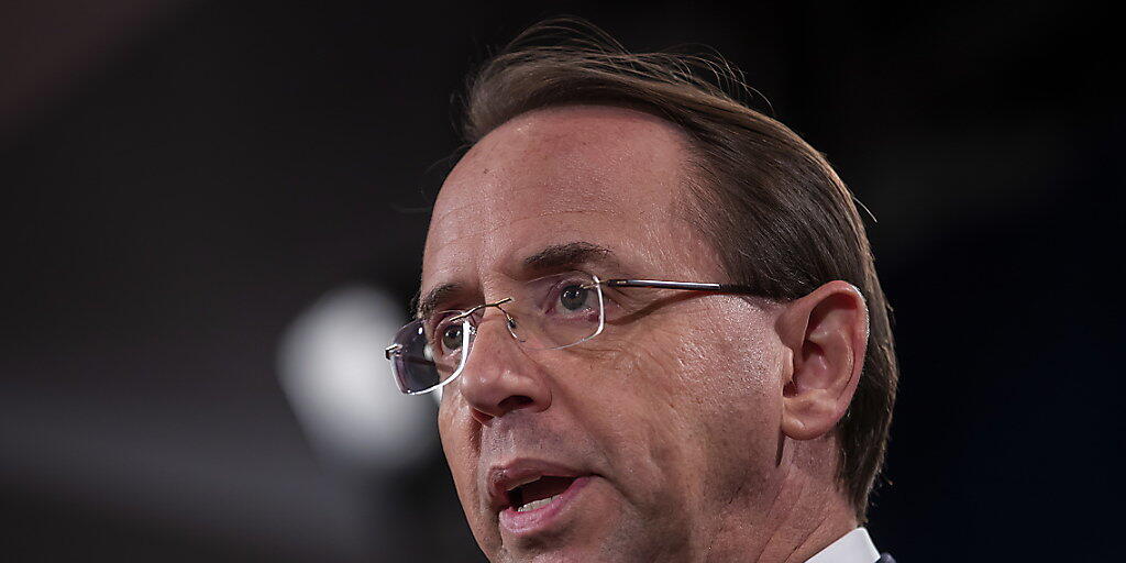 Der stellvertretende US-Justizminister Rod Rosenstein hat am Montag (Ortszeit) wie erwartet seinen Rücktritt bei US-Präsident Donald Trump eingereicht. (Archivbild)