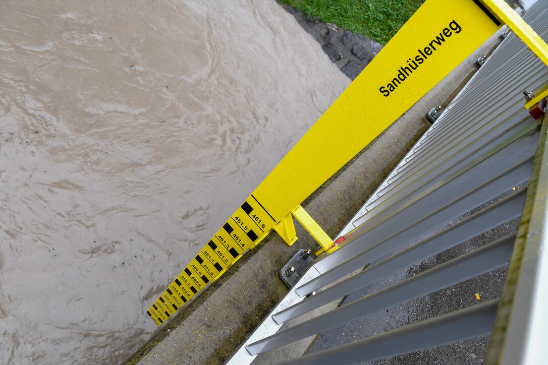 Hochwasser Rhein und Kanal