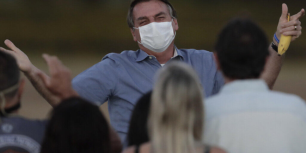 Brasiliens Präsident Jair Bolsonaro sagte am Freitag (Ortszeit) an einem Anlass, jedermann müsse sich auf eine Coronavirus-Infektion gefasst machen. (Archivbild)